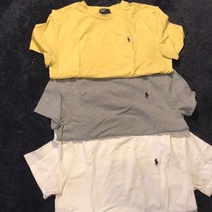 Bundle of 3. Ralph Lauren polo youth T-shirt’s